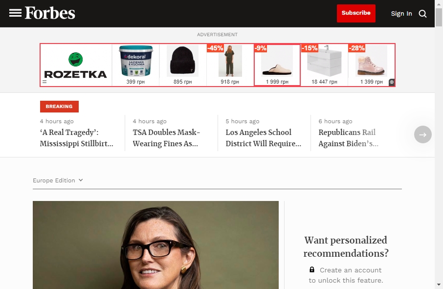 Magazine Website Design 11