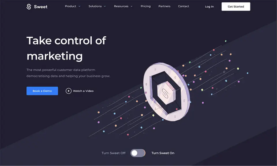 Website redesignfor Sweet Analytics. 11