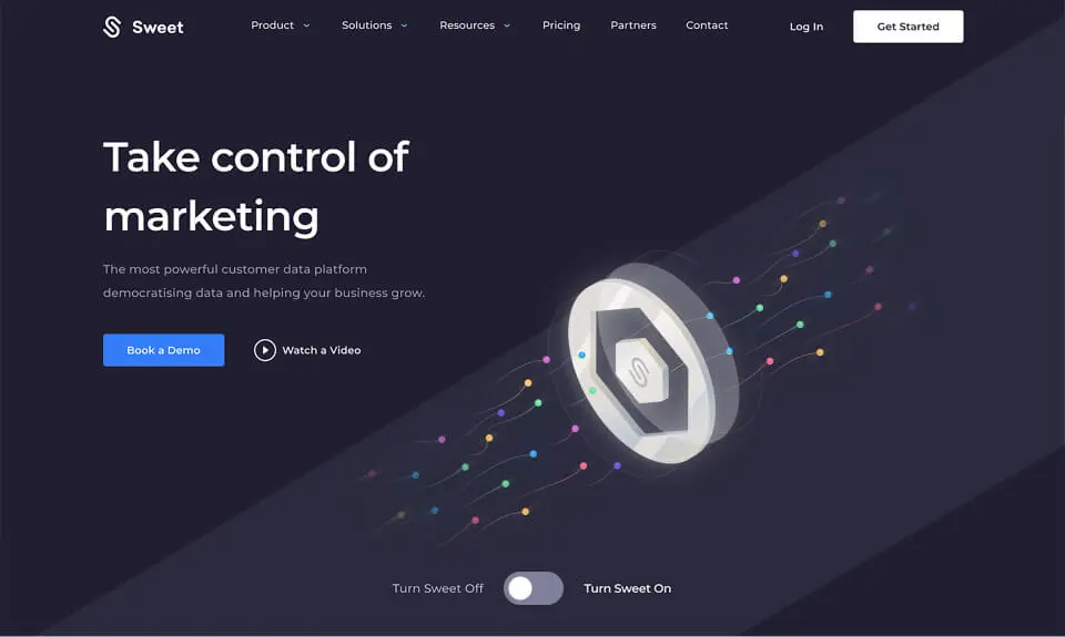 Website redesignfor Sweet Analytics. 14