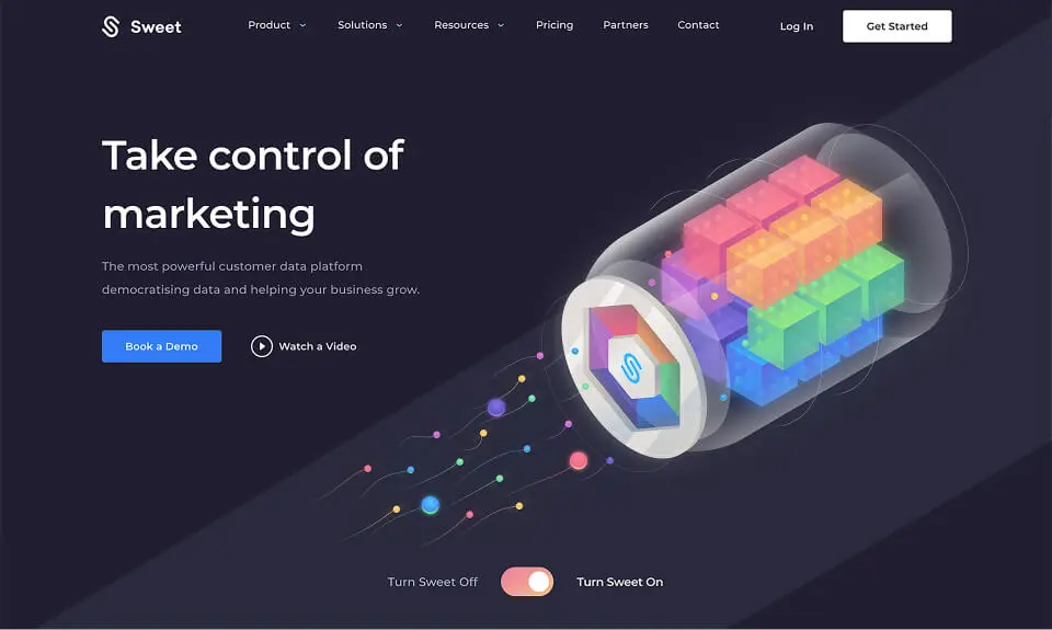 Website redesignfor Sweet Analytics. 15