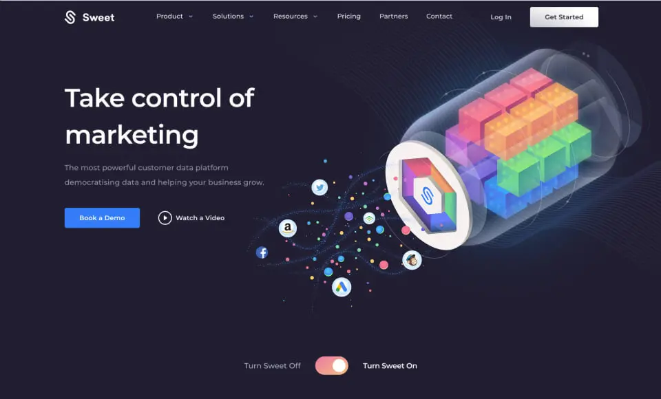 Website redesignfor Sweet Analytics. 17