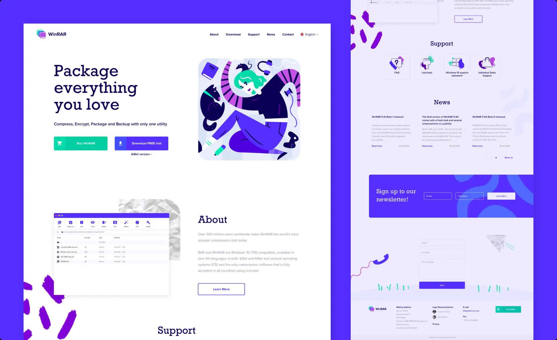 Rebranding Concept for WinRAR &ndash; The Most Famous File Compression Software